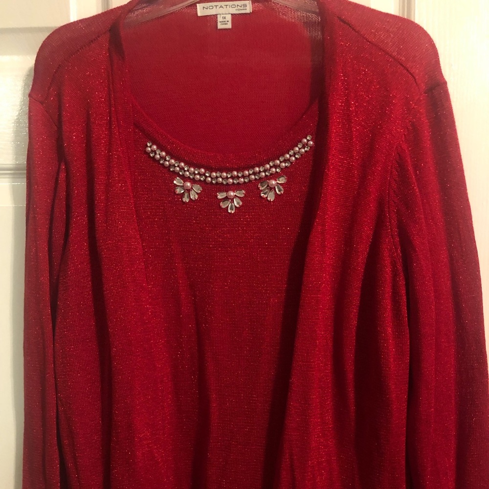 Red sweater